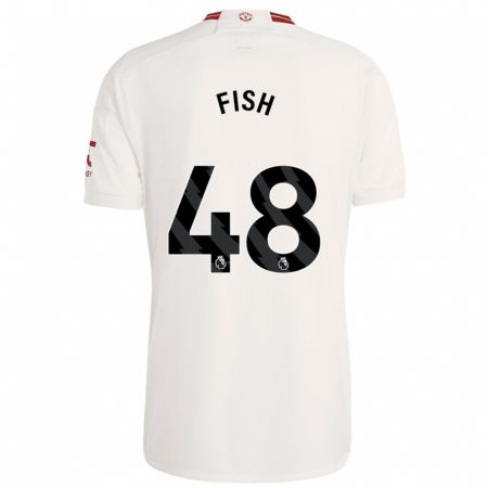 Kandiny Bambino Maglia Will Fish #48 Bianco Kit Gara Third 2023/24 Maglietta