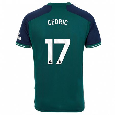 Kandiny Kinderen Cédric Soares #17 Groente Thuisshirt Derde Tenue 2023/24 T-Shirt België