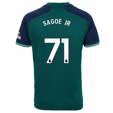 Kandiny Kinderen Charles Sagoe Jr #71 Groente Thuisshirt Derde Tenue 2023/24 T-Shirt België