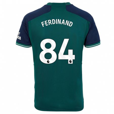 Kandiny Kinder Seb Ferdinand #84 Grün Ausweichtrikot Trikot 2023/24 T-Shirt Österreich