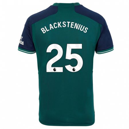 Kandiny Kinder Stina Blackstenius #25 Grün Ausweichtrikot Trikot 2023/24 T-Shirt Österreich