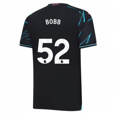 Kandiny Kinderen Oscar Bobb #52 Donkerblauw Thuisshirt Derde Tenue 2023/24 T-Shirt België