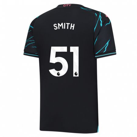 Kandiny Bambino Maglia Isaac Smith #51 Blu Scuro Kit Gara Third 2023/24 Maglietta