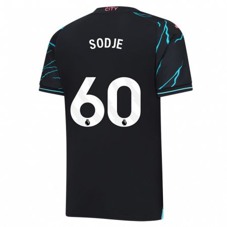 Kandiny Bambino Maglia Tai Sodje #60 Blu Scuro Kit Gara Third 2023/24 Maglietta