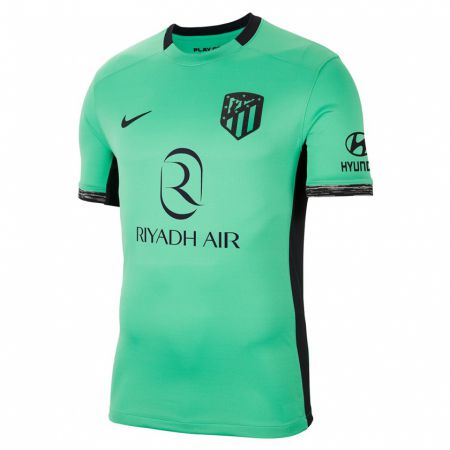 Kandiny Bambino Maglia Il Tuo Nome #0 Verde Primavera Kit Gara Third 2023/24 Maglietta