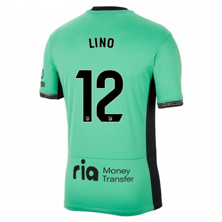 Kandiny Bambino Maglia Samuel Lino #12 Verde Primavera Kit Gara Third 2023/24 Maglietta