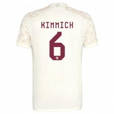 Kandiny Bambino Maglia Joshua Kimmich #6 Bianco Kit Gara Third 2023/24 Maglietta