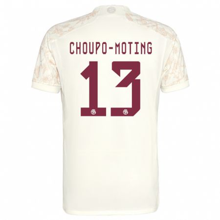 Kandiny Kinderen Eric Maxim Choupo-Moting #13 Gebroken Wit Thuisshirt Derde Tenue 2023/24 T-Shirt België