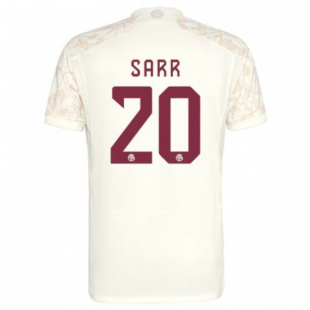 Kandiny Kinderen Bouna Sarr #20 Gebroken Wit Thuisshirt Derde Tenue 2023/24 T-Shirt België