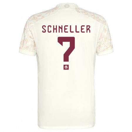 Kandiny Kinderen Lukas Schneller #0 Gebroken Wit Thuisshirt Derde Tenue 2023/24 T-Shirt België