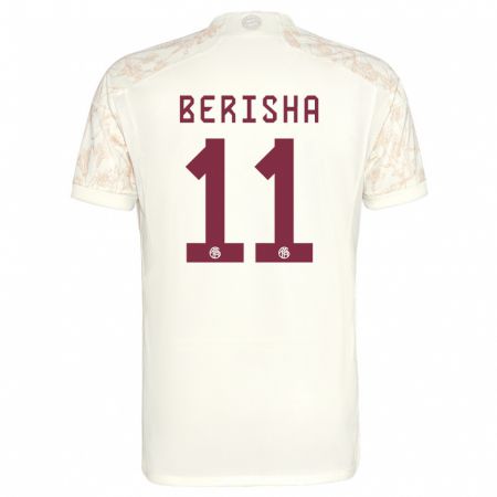 Kandiny Kinder Dion Berisha #11 Cremefarben Ausweichtrikot Trikot 2023/24 T-Shirt Österreich