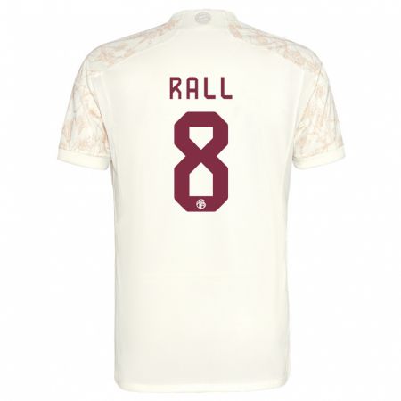 Kandiny Bambino Maglia Maximiliane Rall #8 Bianco Kit Gara Third 2023/24 Maglietta