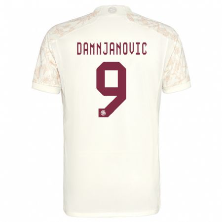 Kandiny Bambino Maglia Jovana Damnjanovic #9 Bianco Kit Gara Third 2023/24 Maglietta