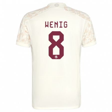 Kandiny Kinder Marcel Wenig #8 Cremefarben Ausweichtrikot Trikot 2023/24 T-Shirt Österreich