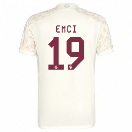 Kandiny Bambino Maglia Ben Emci #19 Bianco Kit Gara Third 2023/24 Maglietta