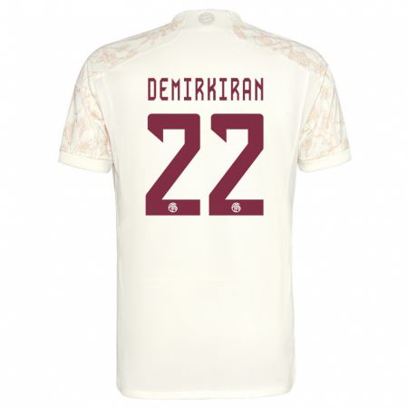 Kandiny Kinderen Ediz Demirkiran #22 Gebroken Wit Thuisshirt Derde Tenue 2023/24 T-Shirt België