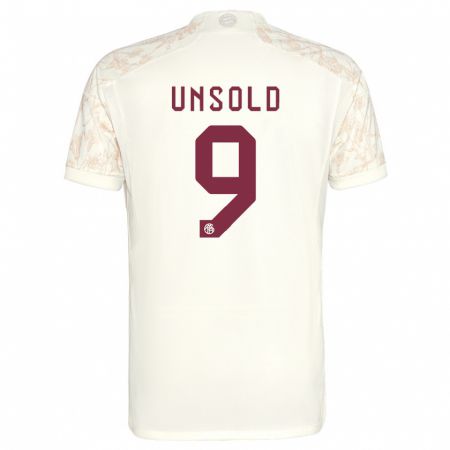 Kandiny Kinder Samuel Unsold #9 Cremefarben Ausweichtrikot Trikot 2023/24 T-Shirt Österreich