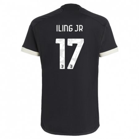 Kandiny Niño Camiseta Samuel Iling Junior #17 Negro Equipación Tercera 2023/24 La Camisa