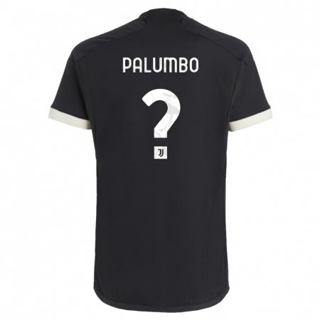 Kandiny Kinderen Martin Palumbo #0 Zwart Thuisshirt Derde Tenue 2023/24 T-Shirt België