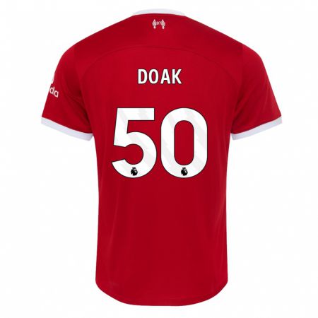 Kandiny Heren Ben Doak #50 Rood Thuisshirt Thuistenue 2023/24 T-Shirt België