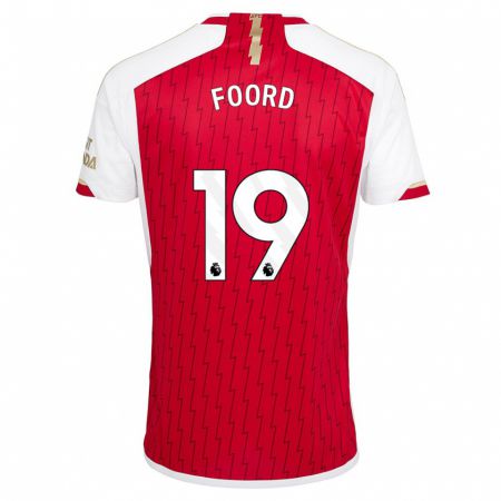 Kandiny Heren Caitlin Foord #19 Rood Thuisshirt Thuistenue 2023/24 T-Shirt België