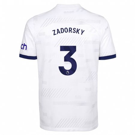 Kandiny Uomo Maglia Shelina Zadorsky #3 Bianco Kit Gara Home 2023/24 Maglietta