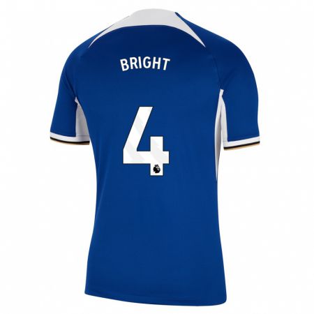 Kandiny Heren Millie Bright #4 Blauw Thuisshirt Thuistenue 2023/24 T-Shirt België