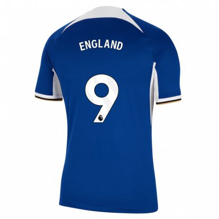 Kandiny Heren Bethany England #9 Blauw Thuisshirt Thuistenue 2023/24 T-Shirt België