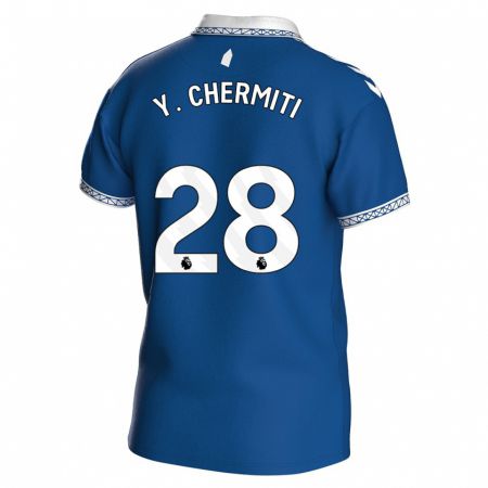 Kandiny Uomo Maglia Chermiti #28 Blu Reale Kit Gara Home 2023/24 Maglietta