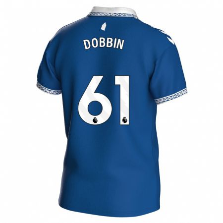 Kandiny Heren Lewis Dobbin #61 Koningsblauw Thuisshirt Thuistenue 2023/24 T-Shirt België