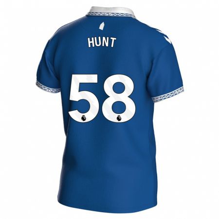 Kandiny Uomo Maglia Mackenzie Hunt #58 Blu Reale Kit Gara Home 2023/24 Maglietta