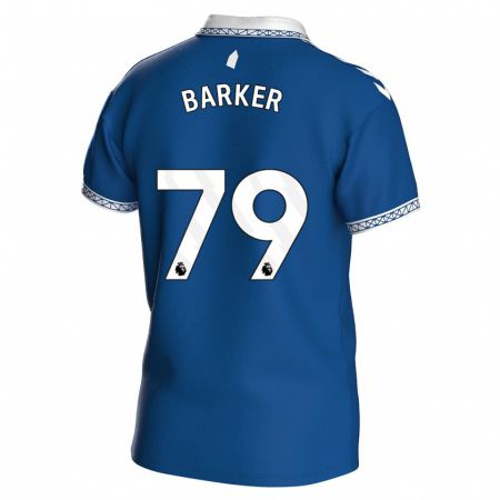 Kandiny Herren Owen Barker #79 Königsblau Heimtrikot Trikot 2023/24 T-Shirt Österreich