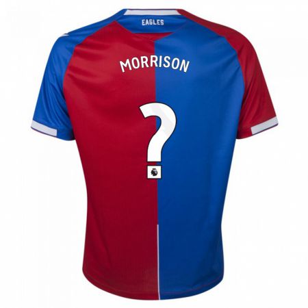 Kandiny Hombre Camiseta Jack Wells-Morrison #0 Rojo Azul 1ª Equipación 2023/24 La Camisa