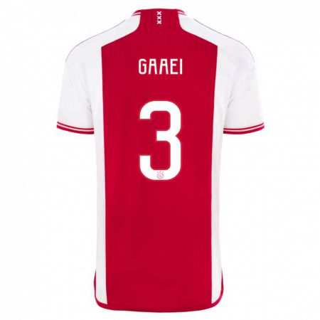 Kandiny Uomo Maglia Anton Gaaei #3 Rosso Bianco Kit Gara Home 2023/24 Maglietta