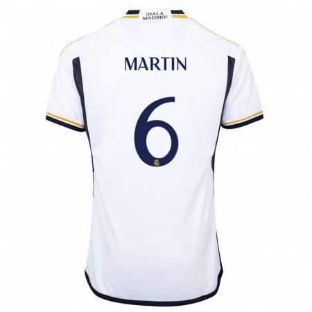 Kandiny Uomo Maglia Mario Martín #6 Bianco Kit Gara Home 2023/24 Maglietta