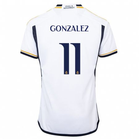 Kandiny Uomo Maglia Peter González #11 Bianco Kit Gara Home 2023/24 Maglietta