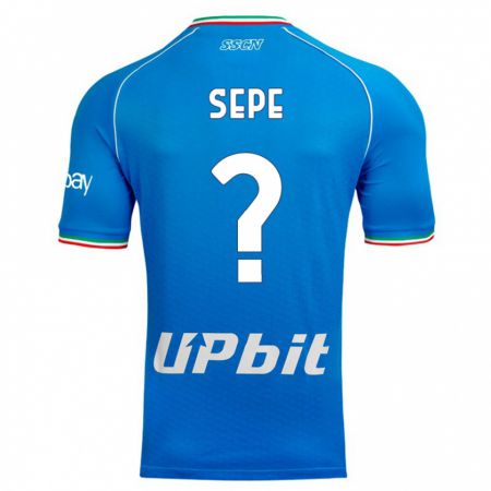 Kandiny Heren Mauro Sepe #0 Hemelsblauw Thuisshirt Thuistenue 2023/24 T-Shirt België