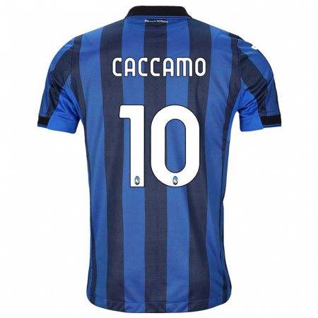 Kandiny Herren Patrizia Caccamo #10 Schwarz Blau Heimtrikot Trikot 2023/24 T-Shirt Österreich