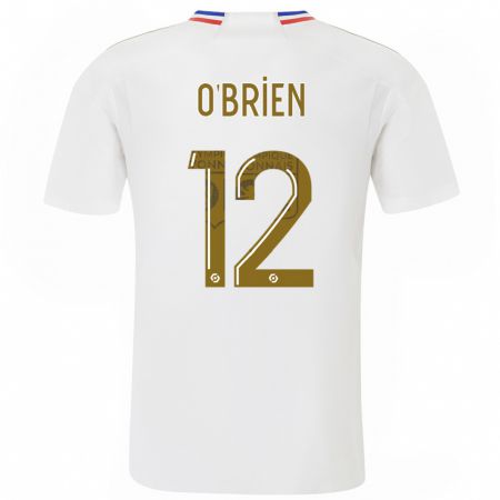 Kandiny Uomo Maglia Jake O'brien #12 Bianco Kit Gara Home 2023/24 Maglietta