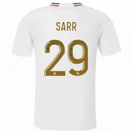 Kandiny Heren Mamadou Sarr #29 Wit Thuisshirt Thuistenue 2023/24 T-Shirt België