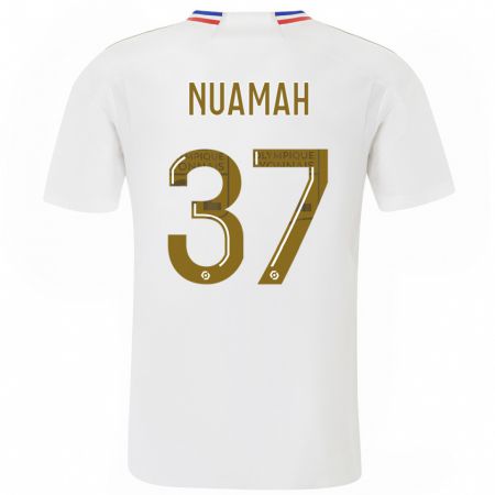 Kandiny Heren Ernest Nuamah #37 Wit Thuisshirt Thuistenue 2023/24 T-Shirt België