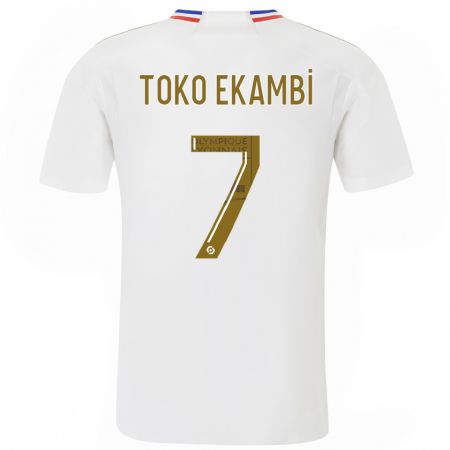 Kandiny Heren Karl Toko Ekambi #7 Wit Thuisshirt Thuistenue 2023/24 T-Shirt België