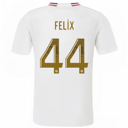 Kandiny Uomo Maglia Marley Felix #44 Bianco Kit Gara Home 2023/24 Maglietta