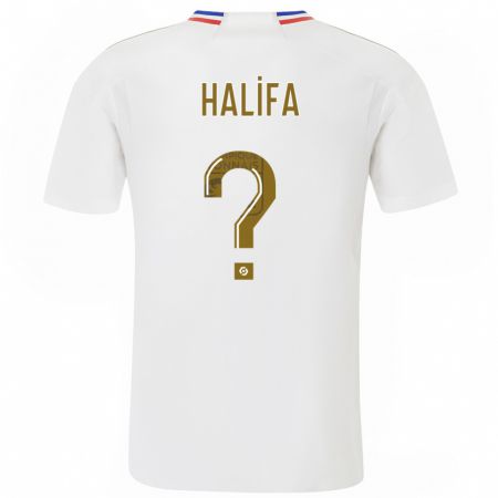 Kandiny Heren Islam Halifa #0 Wit Thuisshirt Thuistenue 2023/24 T-Shirt België