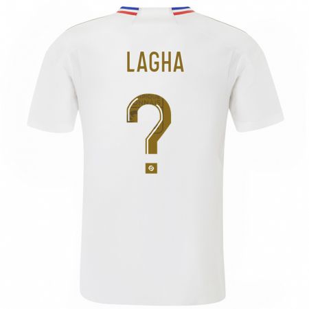 Kandiny Uomo Maglia Yanis Lagha #0 Bianco Kit Gara Home 2023/24 Maglietta