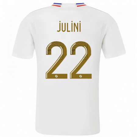 Kandiny Uomo Maglia Sally Julini #22 Bianco Kit Gara Home 2023/24 Maglietta