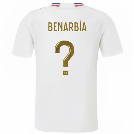 Kandiny Uomo Maglia Fares Benarbia #0 Bianco Kit Gara Home 2023/24 Maglietta