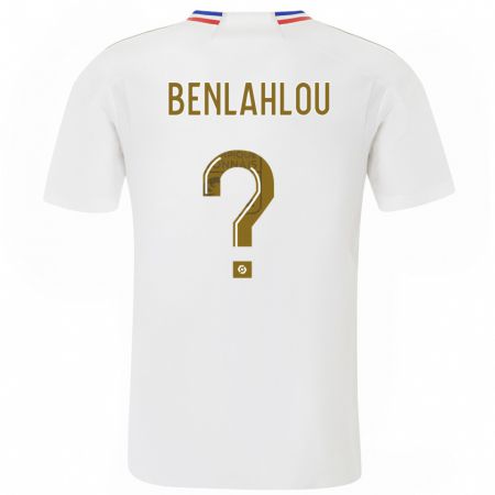 Kandiny Heren Daryll Benlahlou #0 Wit Thuisshirt Thuistenue 2023/24 T-Shirt België