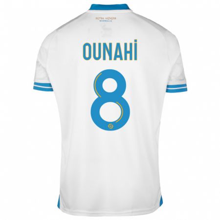 Kandiny Uomo Maglia Azzedine Ounahi #8 Bianco Kit Gara Home 2023/24 Maglietta