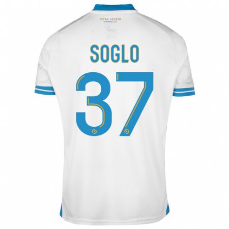 Kandiny Uomo Maglia Emran Soglo #37 Bianco Kit Gara Home 2023/24 Maglietta